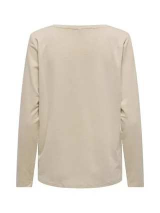 T-shirt Beige Femme Only Harly ML 2
