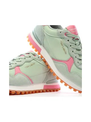 Baskets Verte/Rose Femme Teddy Smith 120515 7