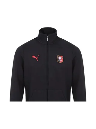 Stade Rennais Sweat Zippé Noir Homme Blank T 2