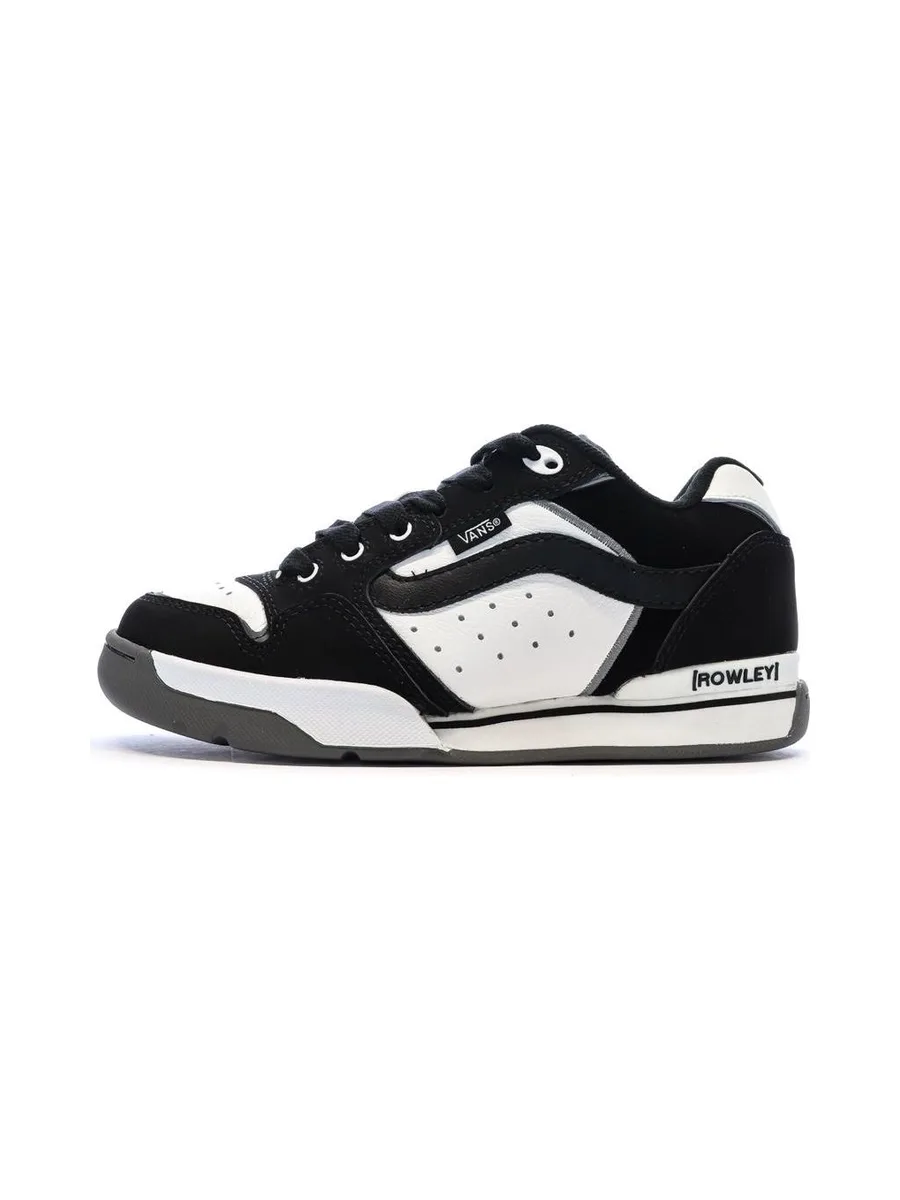 Baskets Noir/Blanc Homme Vans Rowley 2