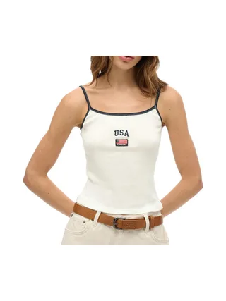 Débardeur Blanc Femme Superdry Athletic 1