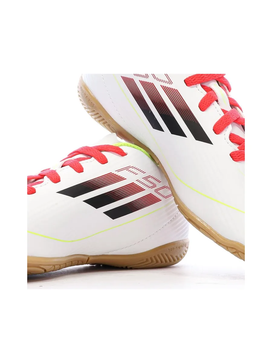 Chaussures de football Blanc Garçon Adidas F50 Club 8