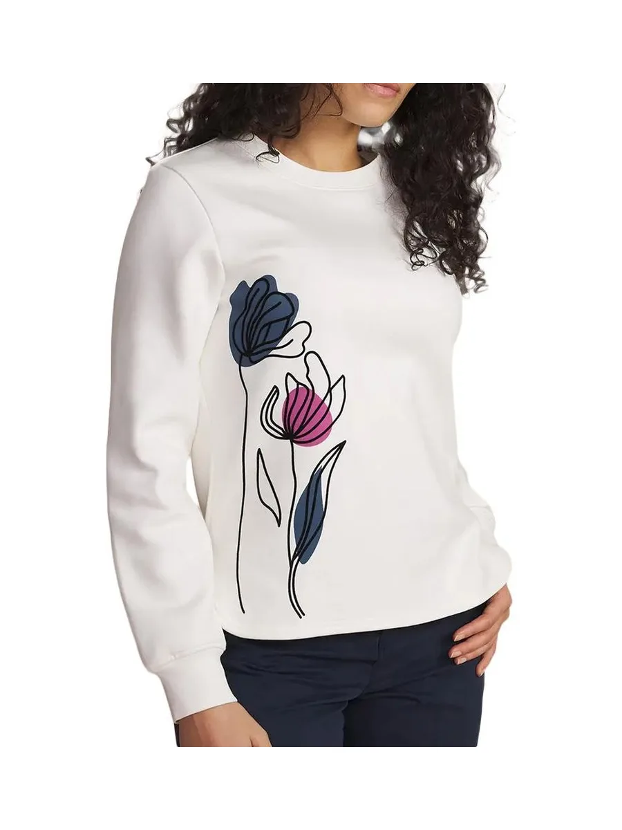 Sweat Blanc Femme TBS HILDARON 2