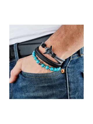 Bracelet Belleville turquoise - pierres naturelles 2