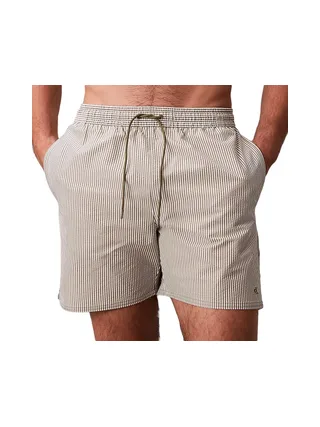Short de bain Kaki Homme Calvin Klein Drawstring 1