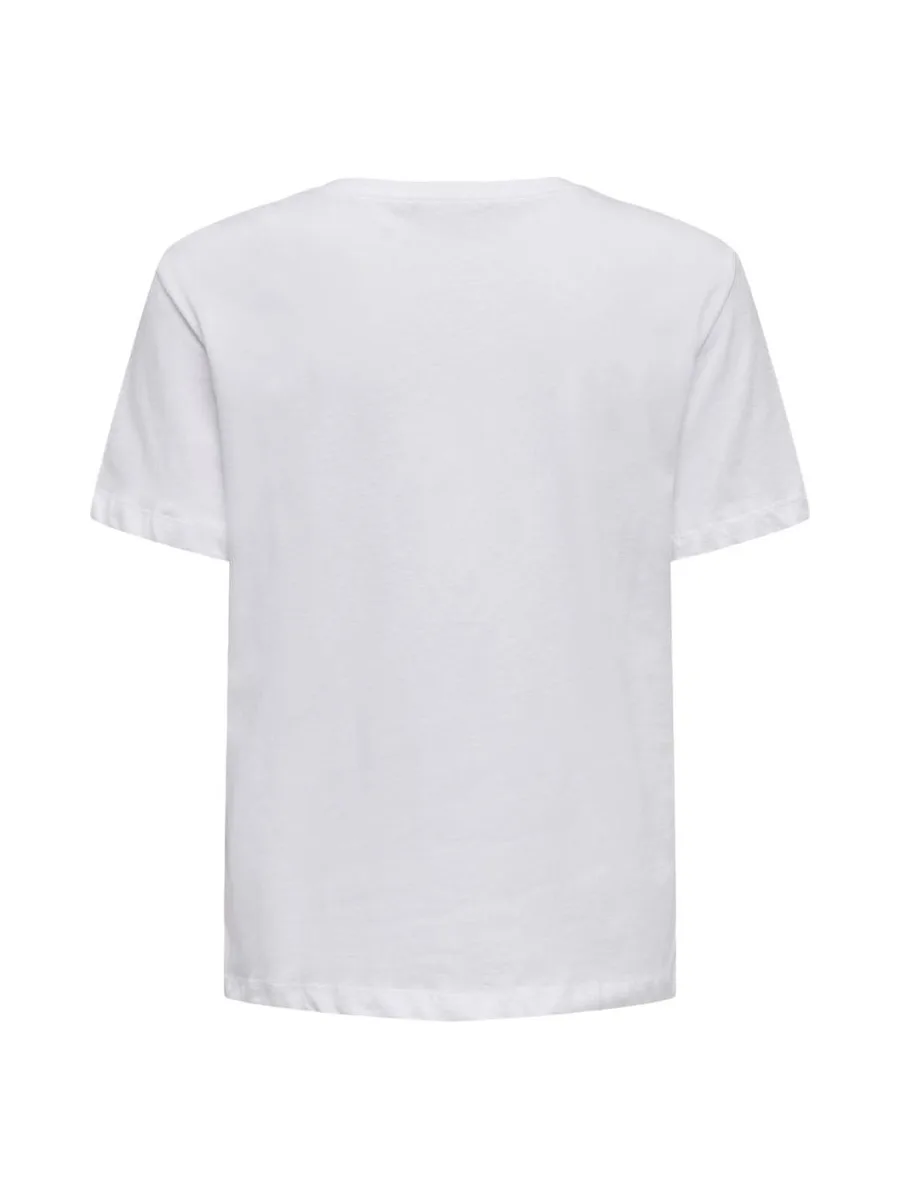 T-Shirt Blanc Femme JDY Louisa 3