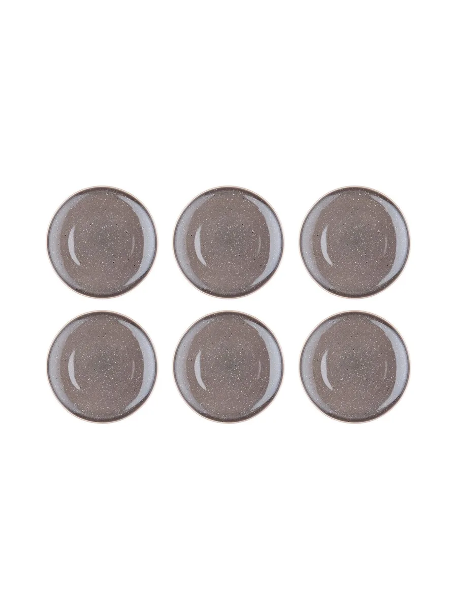Assiette STELLAR Ø27cm - 6 pièces - Gris béton 1