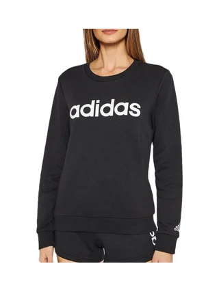 Sweat Noir Femme Adidas Lin 1