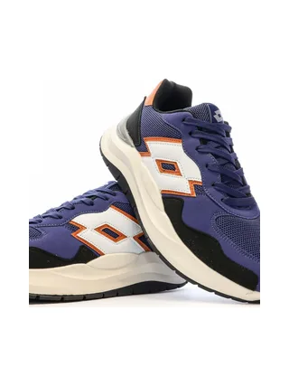 Baskets Marine/Blanches/Orange Homme Lotto Twenty6 7
