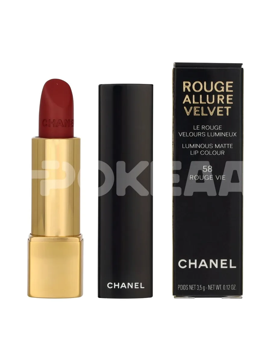 Chanel Rouge Allure Velvet Luminous Matte Lip Colour 3.5g - #58 Rouge Vie 1