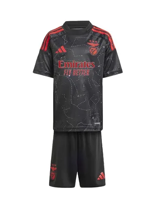SL Benfica Mini-Kit Noir Junior Adidas 24/25 1