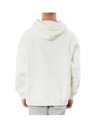 Sweat à Capuche Blanc Homme Converse Elevated Logo Graphic 2