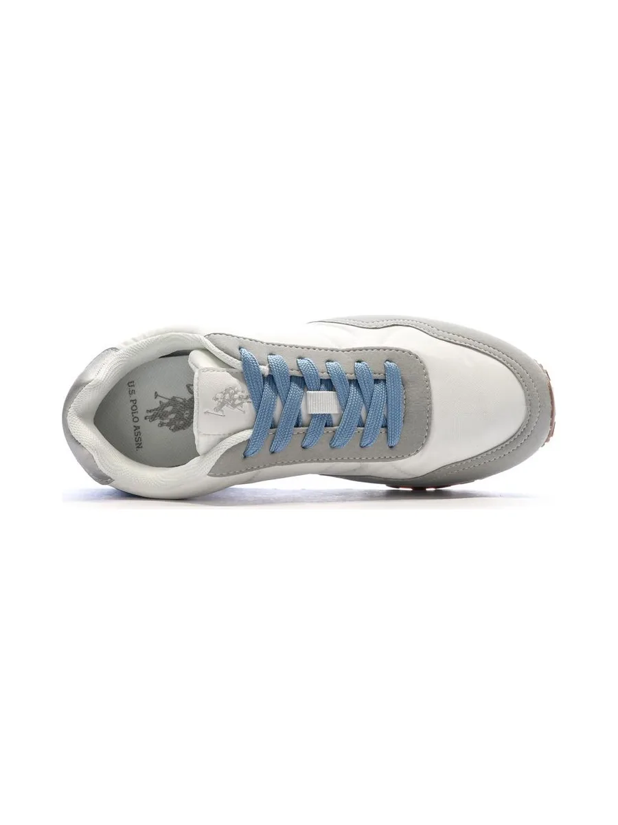 Baskets Blanches/Bleu/Gris Femme US Polo ASSN FS1 5