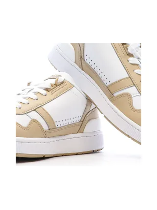 Baskets Blanche/Beige Homme Lacoste T-clip 124 7