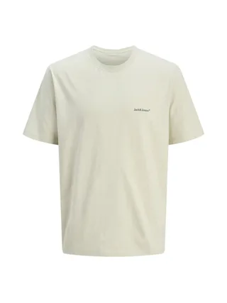 T-Shirt Beige Homme Jack & Jones Back 3