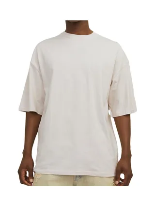 T-shirt Uni Beige Homme Jack & Jones Charge 1