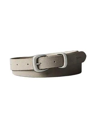 Ceinture Taupe/Argent Femme Calvin Klein Jeans 2 Piece Suede - T 1