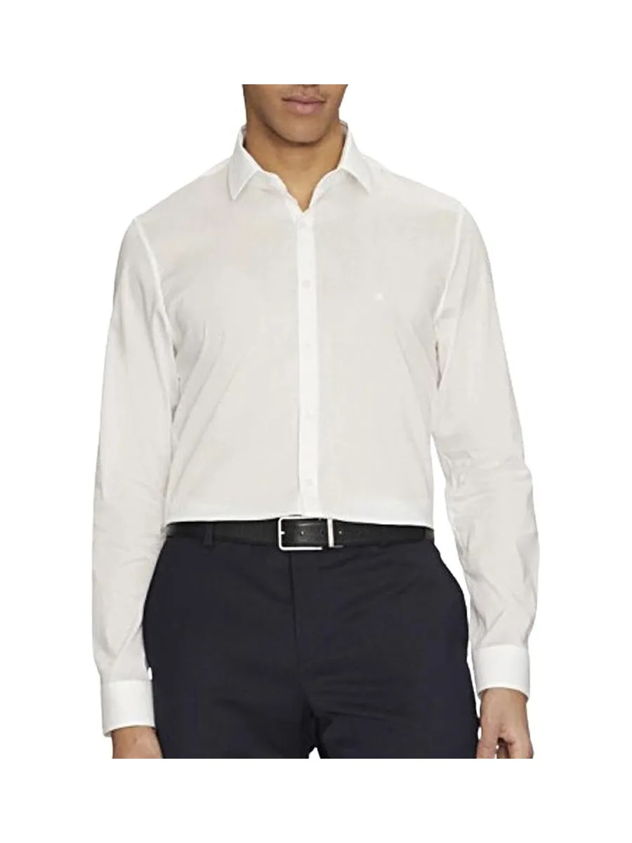 Chemise Blanche Homme Calvin Klein Jeans Poplin Stretch 2