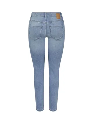 Jean Slim Bleu Femme Pieces Nunnas 2