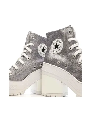 Baskets Argentés Femme Converse Chuck 70 Deluxe 7