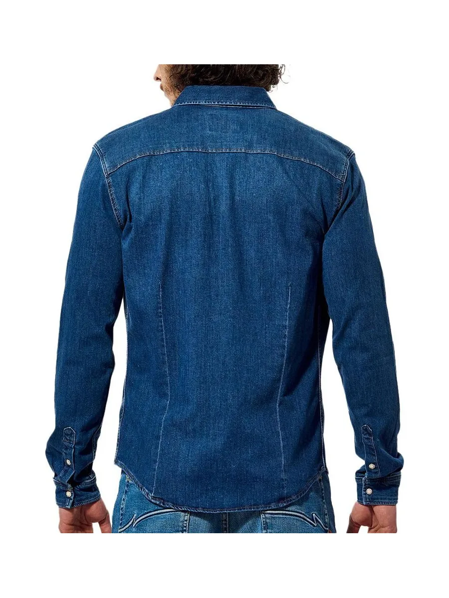 Chemise Bleu Moyen Homme Kaporal DIEGO 3