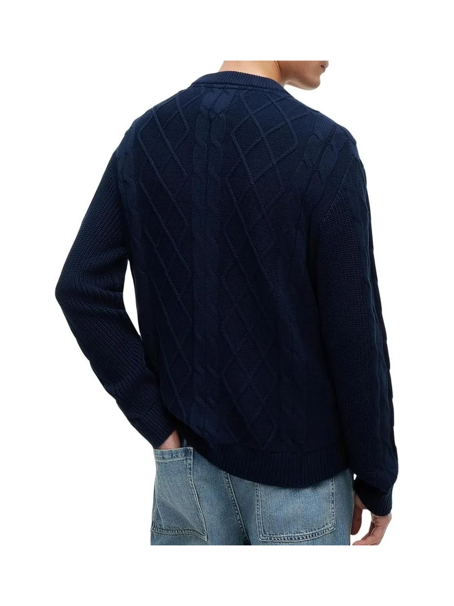 Pull Marine Homme Tommy Hilfiger Cable Knit 3