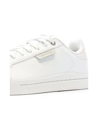 Baskets Blanc/Rose Femme Adidas Court Silk 7