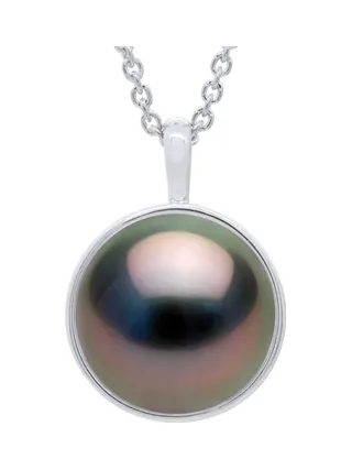 Collier Véritable Perle de Tahiti Ronde 10-11 mm — Or Jaune 375 Millièmes — 42 cm 1