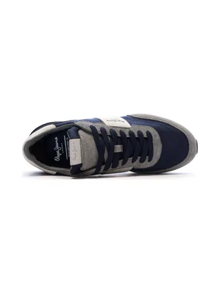 Baskets Bleu Homme Pepe jeans Buster Supra 4