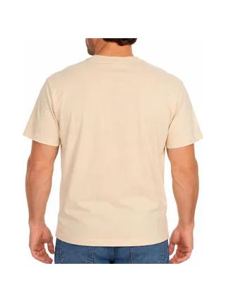 T-Shirt Beige Homme Redskins Sleeves 2