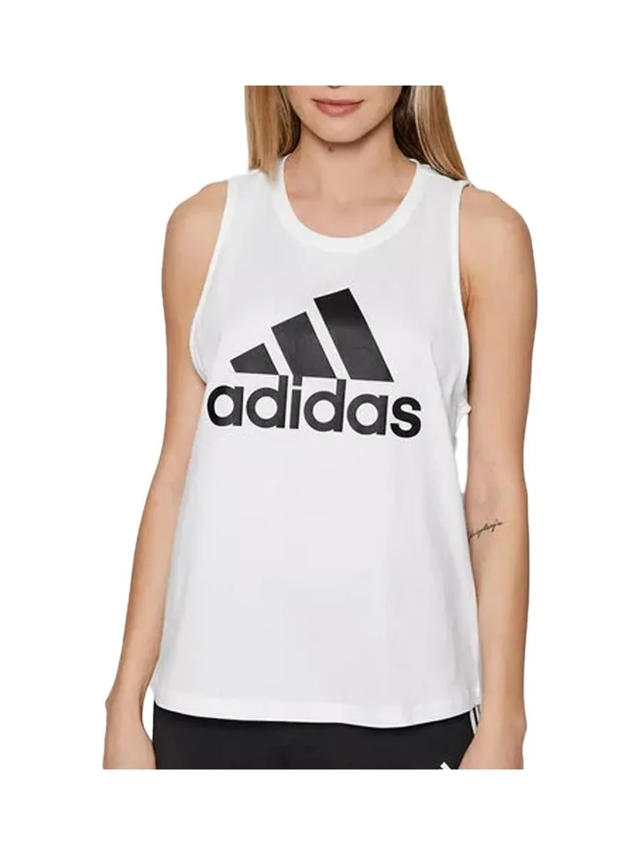 Débardeur Blanc/Noir Femme Adidas Bl 2