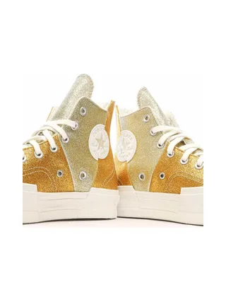 Baskets Dorées Femme Converse Chuck 70 Plus A08176C 7