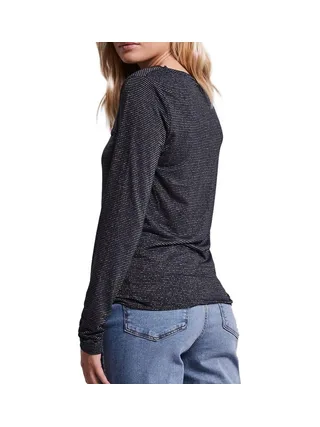 T-shirt Marine à rayures Femme Pieces Tamara 2