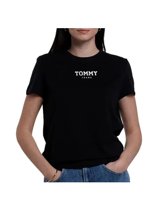 T-Shirt Noir Femme Tommy Hilfiger DW0DW21842 1