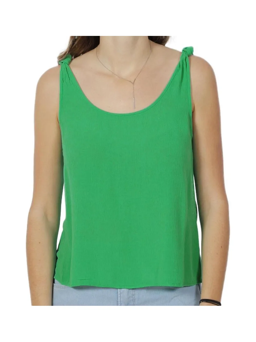 Débardeur Vert à Motifs Femme Vero Moda Menny Singlet 1