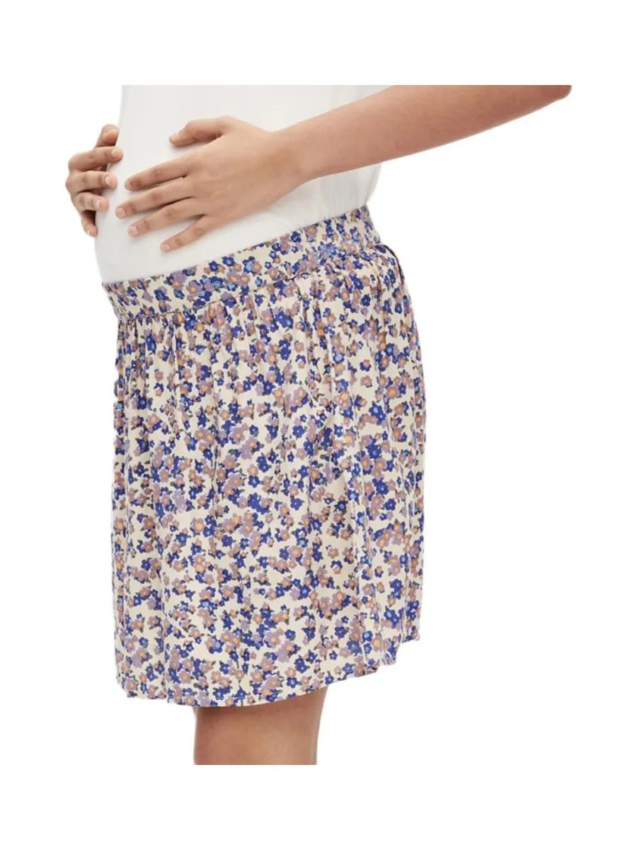 Jupe Beige/Violette Femme Mamalicious Celia 2