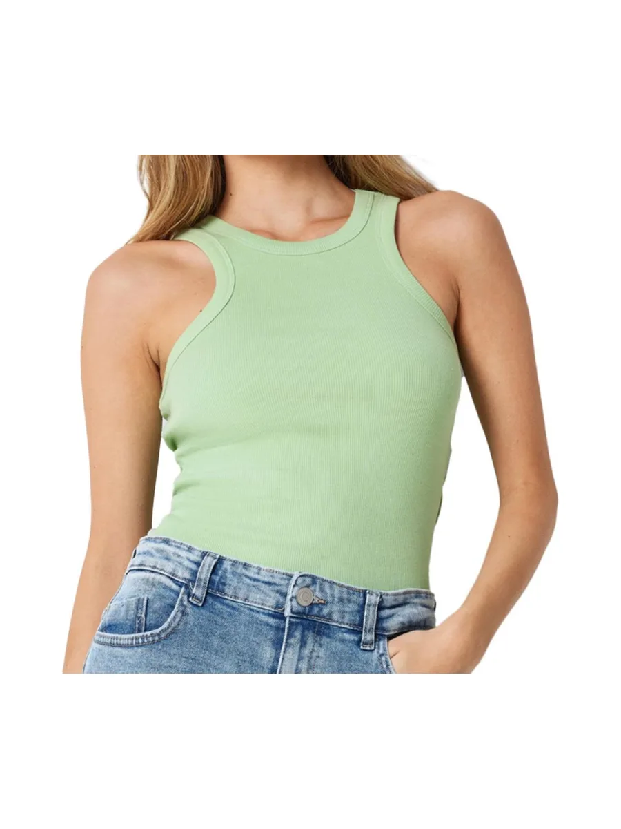 Débardeur Vert Femme Noisy May Maya 1