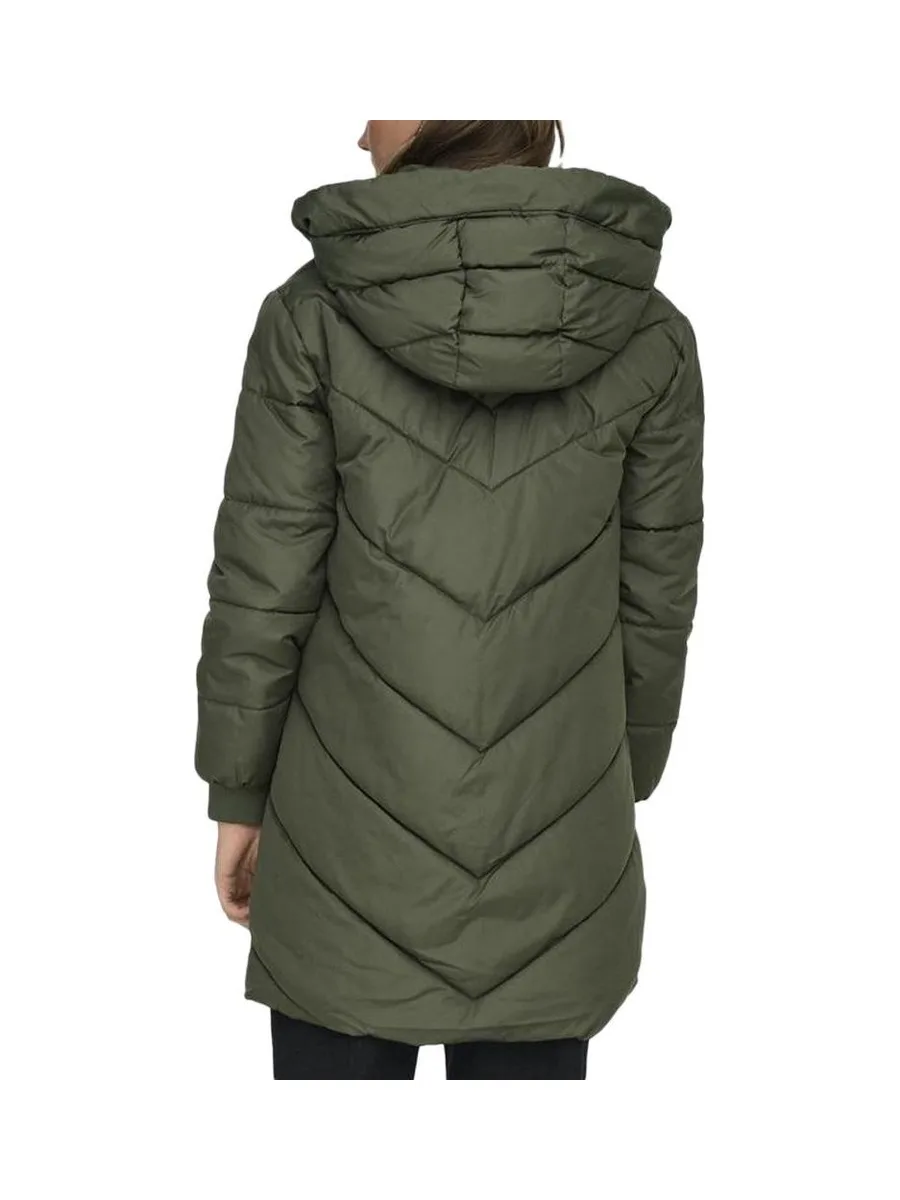 Doudoune Longue Verte Femme JDY Padded 3
