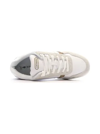Baskets Blanches/Marron Femme Lacoste 43SFA0009 4