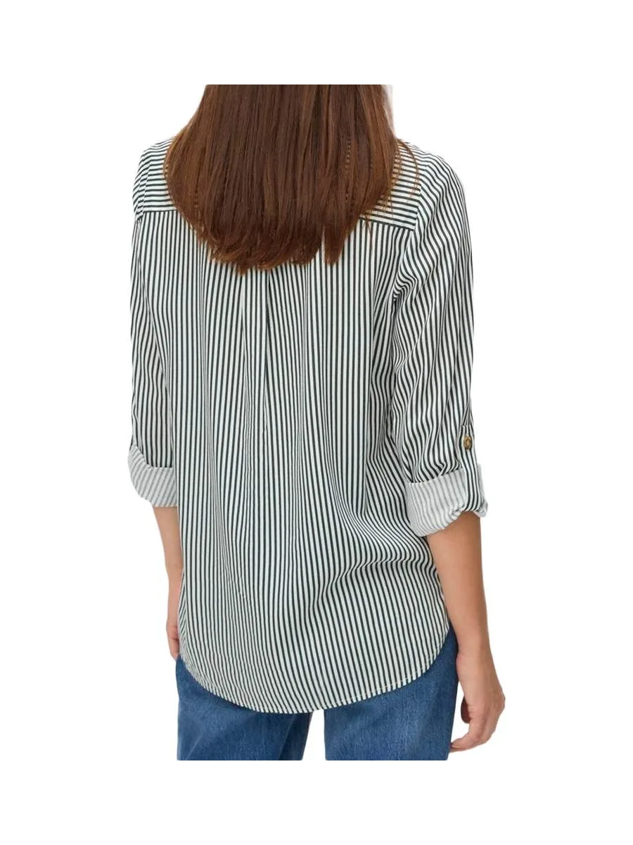 Chemise Vert/Blanc Femme Vero Moda Bumpy 2
