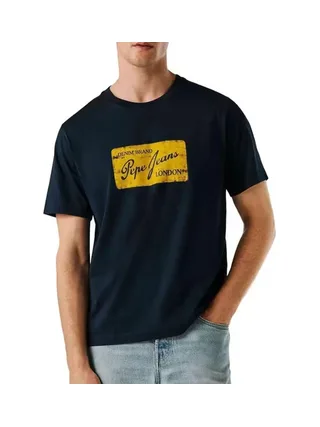 T-Shirt Marine Homme Pepe jeans Original 1