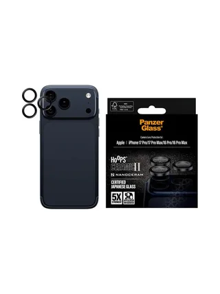 PanzerGlass ® Hoops® Ceramic II Camera Lens Protector iPhone 17 Pro | iPhone 17 Pro Max | iPhone 16 Pro | 16 Pro Max 2