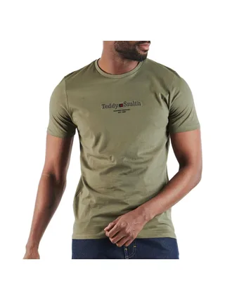 T-shirt Kaki Homme Teddy Smith T-jim 1