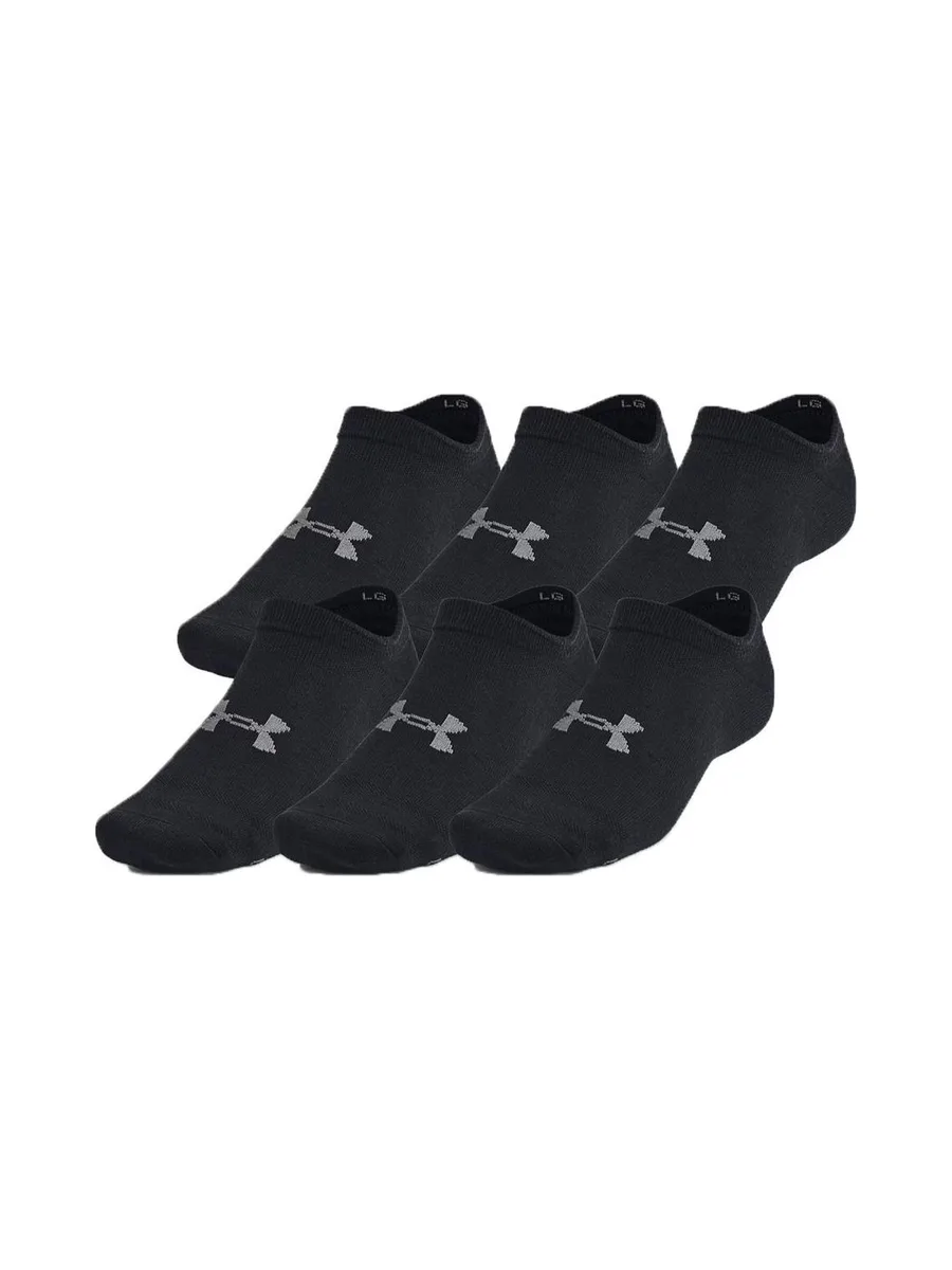 Lot de 3 Paires de Chaussettes Noires Mixte Under Armour Unisex 2
