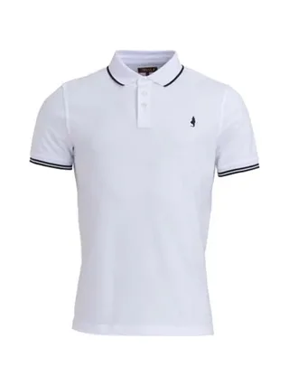 Polo Blanc Homme OMPOMC_C910 1