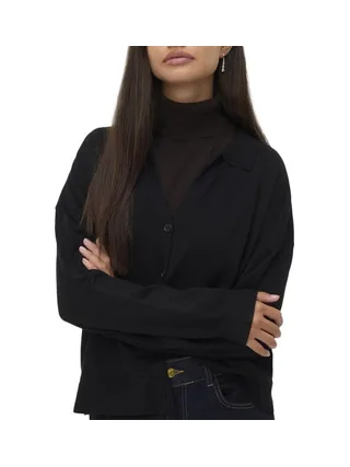 Pull en Maille Noir Femme Vero Moda Silla Stripe 1