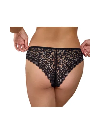 Tanga Noir Femme Les Petites Bombes MONA 2