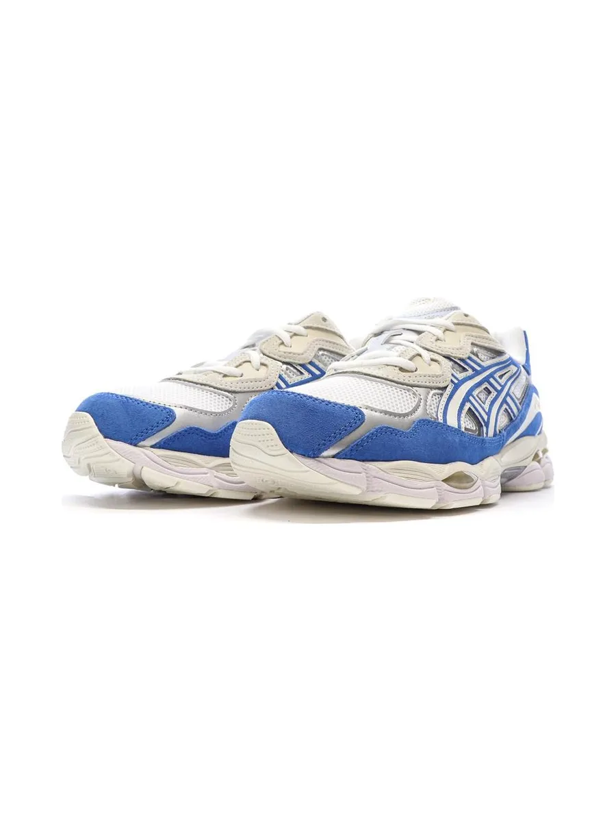 Baskets Blanches/Bleu Homme Asics Gel-nyc 7