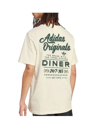 T-Shirt Écru Homme Adidas Diner 2