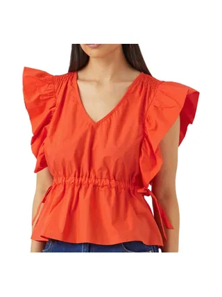 Blouse Rouge Femme YAS 26037290 1